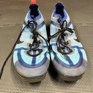 Nike Air Vapormax Flyknit Blue Gradient Mens Running Shoes Size 10